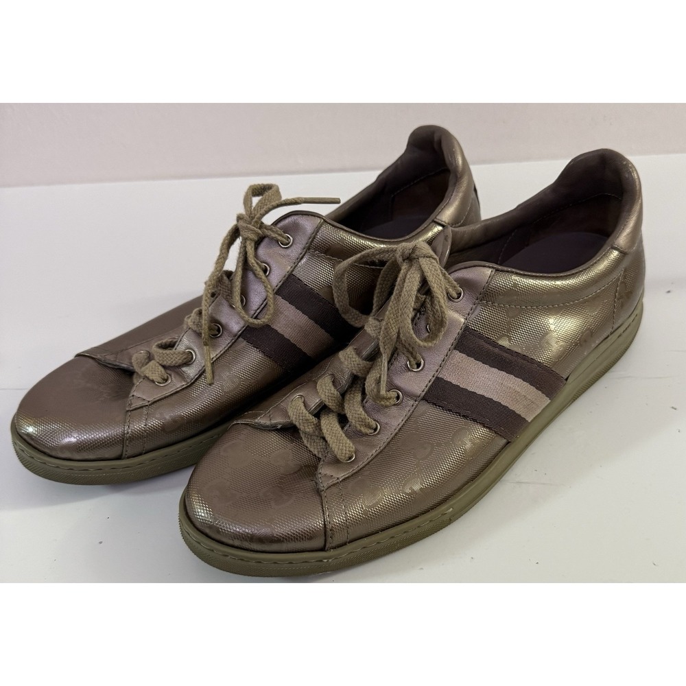 Gucci‎ Women's Sneakers Purple Metallic Size 40